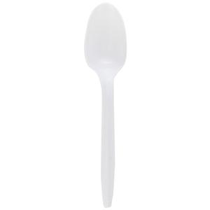 Genuine Joe GJO20002 Polypropylene Medium-Weight Spoon, White (Pack of 1,000)