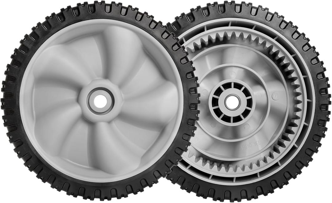 734-04581 Front Drive Wheels Replacement for 634-0190(A) - 8" Lawn Mower Wheels Compatible with MTD, Yard Man, Craftsman, Huskee, Yard Machines Self Propelled Walk-Behind Lawnmower, 2 Pack