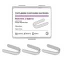Dental Tofflemire Matrix Bands, M9 Dental Metal Restoration Matrix Bands for Premolar and Molar. (6.3mm, 0.038mm)