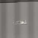 QCAA Solid Brass Surface Bolt 4", Satin Nickel, Made in Taiwan, 1 Pack