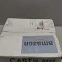 5" X 2" Swivel Caster Heavy Duty Red Polyurethane Wheel on Steel Hub with Brakes (2) and Fixed (2) 4,000lbs Per Set of 4 Tool Box Casters - CasterHQ Brand (5")