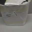 Bathroom Trashcans with Lids, Plastic Marble Wood Pattern Trash Can Small Garbage Bin with Lid for Bathroom Narrow Wastebasket Modern Waste Basket for Home Indoor Hotel (Plastic Wood Pattern)