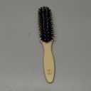 Natural Boar Bristle Hair Brush for Women, Men, Kids; Dry and Wet Detangling Hair Brush Gently Enhances Shine, Smooths Frizz and Prevents Breakage in Fine and Straight, Thick and Curly Hair (long)