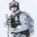 Geyoga 2 Pcs Men's Hunting Winter Gloves Camo Face Mask for Cold Weather(Snow)