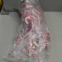 24 Pcs Christmas Candy Cane Tree Picks Red Furry Christmas Tree Topper Decorations Candy Cane Furry Curly Legs Ornaments for Xmas Wreath DIY Crafts Vase Filler