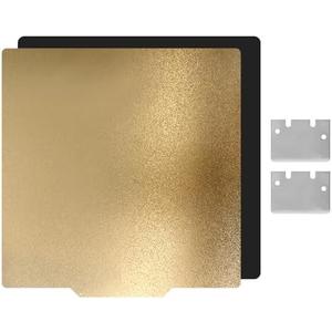 Upgraded 220x220mm PEI Build Plate for Mega/Mega S/Mega Pro, Double-Sided Textured Flexible Spring Steel Bed with Magnetic Base Compatible with Wanhao Duplicator i3 Plus/Anet A8/A6