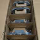 M MCIRCO 10-Pack,22 Oz Glass Meal Prep Containers,Glass Food Storage Containers with lids,Lunch Containers,Microwave, Oven, Freezer and Dishwasher (Gray)