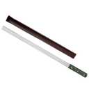 Heavy Duty Ruler, 20 Inch & 50cm, 0.2" Thick Metal Straight Edge with inch & mm Ruler, for Construction, Office, DIY