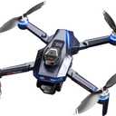RC Drone with HD Camera 5 Inch LCD Screen Remote Controller, Professional Brushless Motor Drone Auto Return, Waypoints, Foldable Quadcopter with 2 Batteries & Portable Case for Beginners and Adults