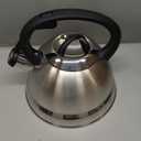 Mr. Coffee Flintshire 1.75-Quart Stainless Steel Whistling Tea Kettle  Brushed Satin Finish Stove-Top Kettle for Boiling Water