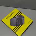 HUO JI Wireless One Handed Mechanical Gaming Keyboard, 6 Onboard Macro Keys, 2.4Ghz and USB-C Wired Dual Mode, RGB Led Backlit Blue Switch, Wrist Rest, Durable Battery