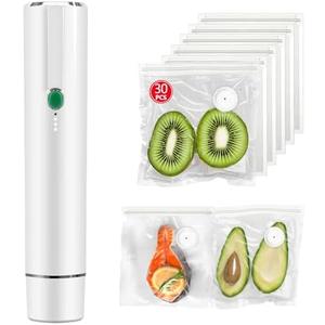 Vixino Vacuum Sealer, vacuum sealer for food, handheld vacuum sealer(Vacuum Sealers+ 30, S, M, L)