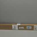 No Drill Cordless Vinyl Mini Blinds,White,28.5" W x 48" H
