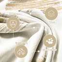 MEETSKY Couch Cover for Dogs Sofa Covers Washable, Simple Modern Geometric Jacquard Sofa Slipcover for 3 Cushion Couch Covers for Dogs, Use Thick Soft Fabric Couch Protector, 91" x 118", Khaki