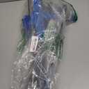 VITEVER Professional 69'' Window Squeegee Cleaner Tool with Extension Pole, 2-in-1 Squeegee for Window Cleaning Kit with Scrubber and Rotating Head, 1 Blade 2 Scrubber