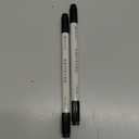 ARTISTRO 2 Black Dual-Tip Acrylic Paint Pens - Multisurface Markers for Glass, Rock, Fabric, Wood, Plastic & More - 1 mm Fine & Brush Tips