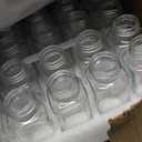 Encheng 8 oz Glass Bottles,Reusable Glass Water Bottle With Airtight Lids,Vintage Drinking Jars for Smoothies, Kombucha,Tea,Juicing Bottles Beverage Milk Bottle With Caps,Liquid Storage Jars 30pack (Black)