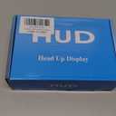 GPS Heads Up Display for Cars Digital Dashboard Speedomete with MPH/KMH, Universal HUD Display Car with 2M USB Cable and Clock, QC3.0 Fast Charger, Plug & Play for Car Boat Truck Motor SUV Golf Cart