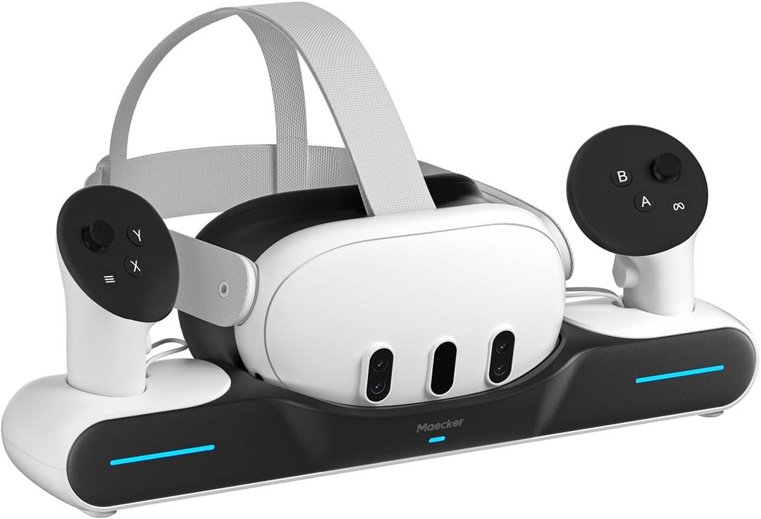 Charging Dock for Meta Quest 3, Charging Station, Magnetic Charger for Meta Quest 3 Accessories, Charging Stand