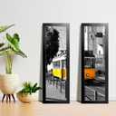LaVie Home 8x24 Picture Frame Black, Panoramic Picture Frame for Wall Decoration, Classic Black Minimalist Style Suitable for Decorating Houses, Offices, Hotels1 Pack