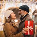 100% Cotton Beanie Hat Knit Winter Hats for Women Men, Slouchy Beanies Cuffed Skull Cap Womens Warm Ski Hat (Beige)