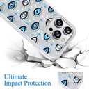 Compatible with iPhone 16 Pro Case for Women Girls, Slim Fit Glitter Cute Phone Case for iPhone 16 Pro with Pearl Phone Charm Lanyard Wrist Strap, Shockproof Hard Protective Case 6.1 Inch Shiny White