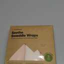 3-Pack Organic Baby Swaddle Sleep Sacks - Swaddles for Newborns, Infant 0-3 Months, Baby Girls, Boys, Soft & Snug Newborn Sleep Sack, Nursery Swaddling Blankets (Angelic, OS)