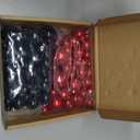 Jadive 200 Pieces Pearl Beads for Vase Filler Centerpieces, No Holes Pearl Makeup Beads for Wedding Holiday Party Home Brushes Holder Decor, 10/14/20/30 mm (Bright Black, Bright Red)