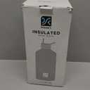 DYSANKY 1 Gallon Water Bottle Insulated | Thickened Stainless Steel Vacuum Metal Water Jug | Portable Sports Large for Gym and Hiking with Straw, Carrier Bag, Handle Strap | BPA-Free 128 oz (Advanced Black)