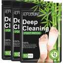 30PCS Deep Cleansing Foot Pads, Adhesive Sheets for Foot and Body Care Better, Natural Ginger Powder Bamboo Vinegar Foot Patches