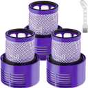 3 Pack V10 Filters Replacement for Dyson Cyclone Series, Cyclone V10 Absolute, Cyclone V10 Animal, Cyclone V10 Motorhead, Cyclone V10 Total Clean, SV12, Replaces Part # 969082-01