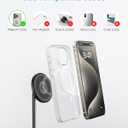 Anker iPhone 16 Wireless Charging Stand, PowerWave 2-in-1 Magnetic Stand Lite with USB-C Cable, for iPhone 16/16 Pro/16 Plus/16 Pro Max/15/14/13 Series, AirPods 2/Pro (No AC Adapter)
