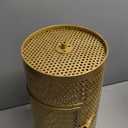 Raffle Drum, Heavy Duty Raffle Ticket Spinner Cage with Wooden Silent Design Turning Handle, Thickened Raffle Ticket Box for Lottery Games, Bingo, Raffle Balls