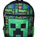 Minecraft Kids Backpack 16" Backpack with Large Front Pocket