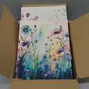 Vercraft 6 Pcs Framed Watercolor Flowers Canvas Wall Art Colorful Wildflower Wall Decor floral Botanical Picture farmhouses Decor for Home Office Bedroom Plant Printing Painting, 8 x 10 Inch