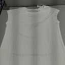ATHMILE Blouses for Women Dressy Casual Trendy Short Sleeve Shirts Cap with Curved Hem Summer Clothing White, Small 