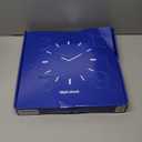 Home Clock 14 Inch Silent Non-Ticking Quartz Movement Wooden Wall Clock Round Battery Operated Indoor Decorative Wall Clocks Vintage French Floral Wall Clock (Pink Roses)