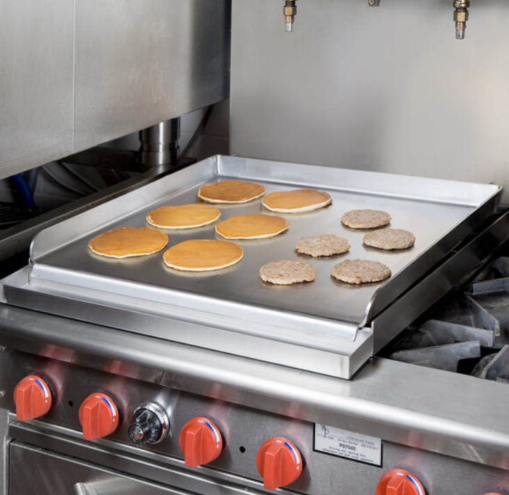 24" x 27" x 4" Add-On 4 Burner Griddle Top