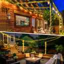 XURISEN 403FT 1000 LED String Lights Outdoor Green Wire Christmas Lights 8 Modes & Timer Waterproof Fairy Lights Plug in for Party, Wedding, Yard, Garden, Indoor/Outdoor Decorations(Warm White)