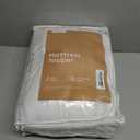 Ultra Soft Queen Mattress Topper - Cloud-Like Mattress Pad for Full Back Support - Breathable Cooling Material for Hot Sleepers, White