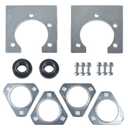 Go-Kart 1" Live Axle Bearing Kit with 3 Hole Flangettes Mount Hangers,for Go Kart Mini Bike Manco Murray Yef Dog for Drift Trike Off Road ATV Minibike DIY Go Cart Parts