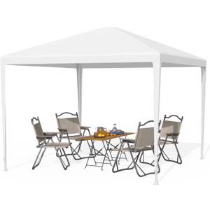 10x10 Gazebo Waterproof Outdoor Canopy Patio Tent Party Tent for Wedding BBQ Cater (10'x10' Party Tent)