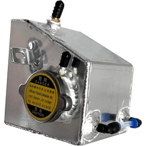 Aluminum Coolant Expansion Overflow Tank Compatible with 2002-2006 Cooper S R53&2002-2007 Mini Cooper S (excluding R56) &2002-2008 Mini Cooper R52 R53&2005-2008 cooper S Convertible.