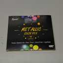 Dyvicl Metallic Marker Pens - Set of 10 Medium Point Metallic Markers for Rock Painting, Black Paper, Card Making, Scrapbooking Crafts, DIY Photo Album