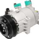 Air Conditioner AC Compressor with Clutch Fit for Forte 2014-2018 1.8L 2.0L, Forte Koup 2014-2017, Forte5 2014-2018 & Elantra GT 2013-2017 CO29274C 198332