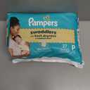Pampers Baby Diapers - Swaddlers - Size P1, 27 Count, Ultra Absorbent Disposable Preemie Diaper