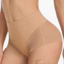 Tummy Control Panties for Women Sexy Seamless Underwear Comfy Mesh Shapewear No Show Shaping Briefs Butt Lifter, Medium