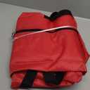 Extra Large Storage Duffle Bag with Zippers and Handles, Big Foldable Duffle Bag for Travel (Red), 