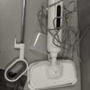 Sweetcrispy Steam Mop for Floor Cleaning,Lightweight Floor Steamer Cleaner for Hardwood/Tile/Laminate Floors Carpet, 2 Washable Pad,White and Grey (43.31*5.7*11.6inch)