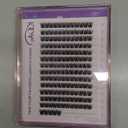 GAQQI Lash Clusters, Eyelash Cluster C Curve 10mm Cluster lashes, Individual Lashes 168pcs False Eyelashes Wispy Cluster Eyelash Extensions (GQ03, C, 10mm)